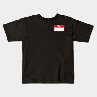 Hello My Name Is - Instagram Edition Kids T-Shirt